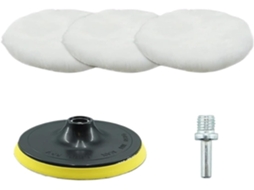 Conjunto De 5 Discos Polimento Para Carros, Polidora E Enceramento.
