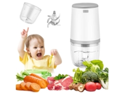 Mini Mixer Para Bebê, Mini Processador De Alimentos, Mixer Para Bebê De 300ml, Mini Picador Elétrico