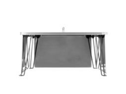 Deflector De Calor Para Lareira Em Aço Inoxidável Succebuy, 645 X 645 X 370 Mm Com Capa Protetora