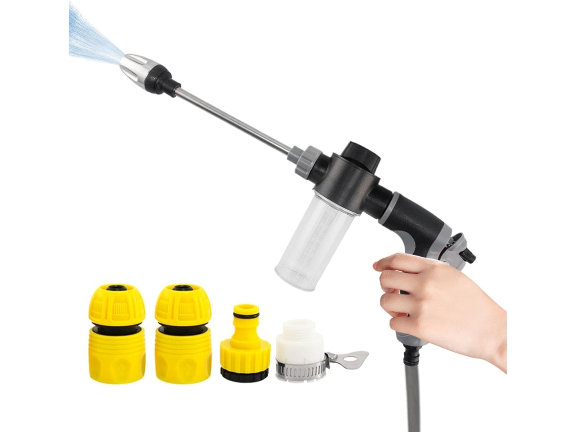 Lavadora De Alta Pressão Portátil 360° - Pulverizador De Água Ergonômico Com Rotação E Resistente À Ferrugem.