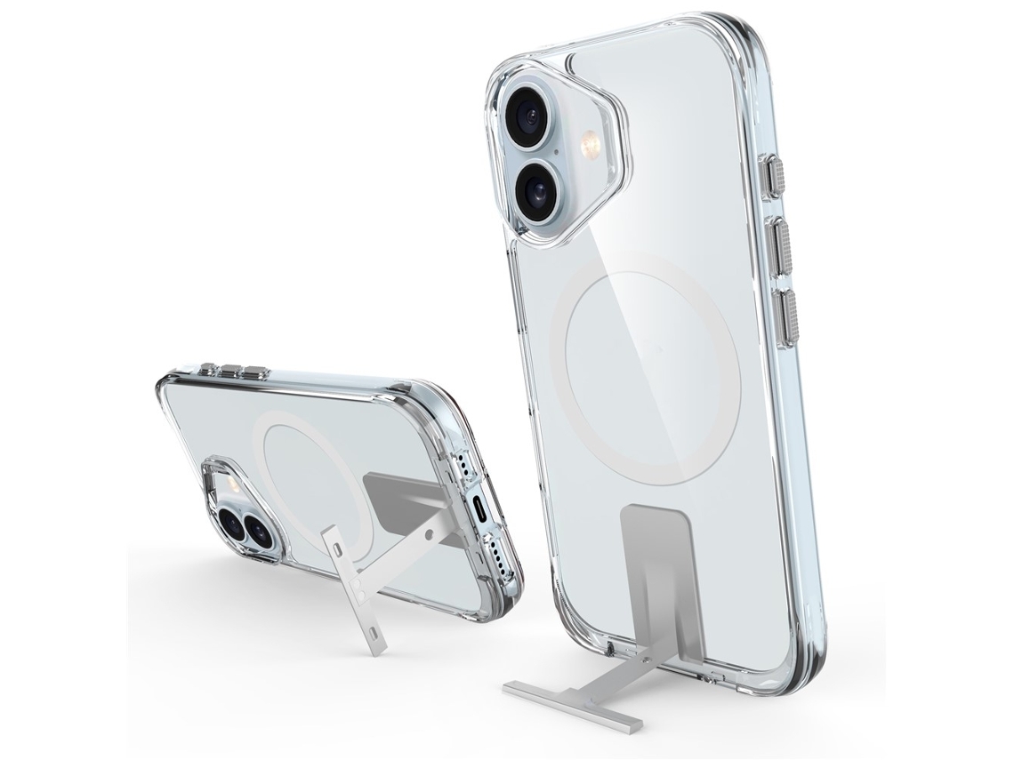 Capa Skalo Iphone 17 Alu Kickstand Tpu - Transparente