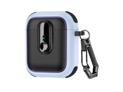 Estojo Magnético Armor Para Fones De Ouvido Sem Fio Airpods 1/2 Com Trava De Segurança