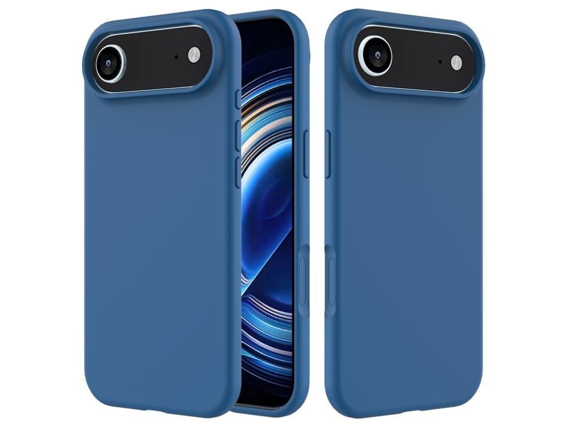 Capa De Silicone Para Iphone Air - Cor Sólida - Azul Cobalto