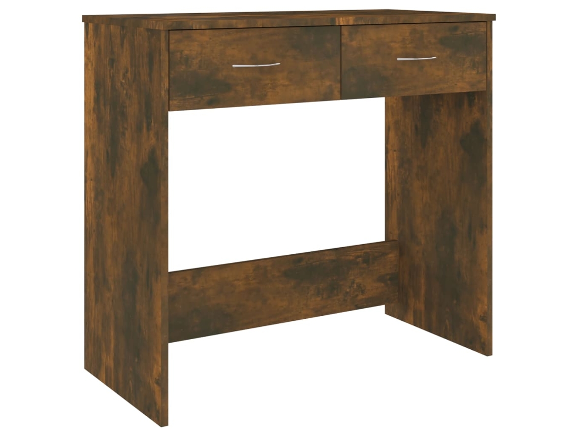 Secretariado MAISON EXCLUSIVE em Madeira Derivados Cor Carvalho Fumado (80x40x75 cm)