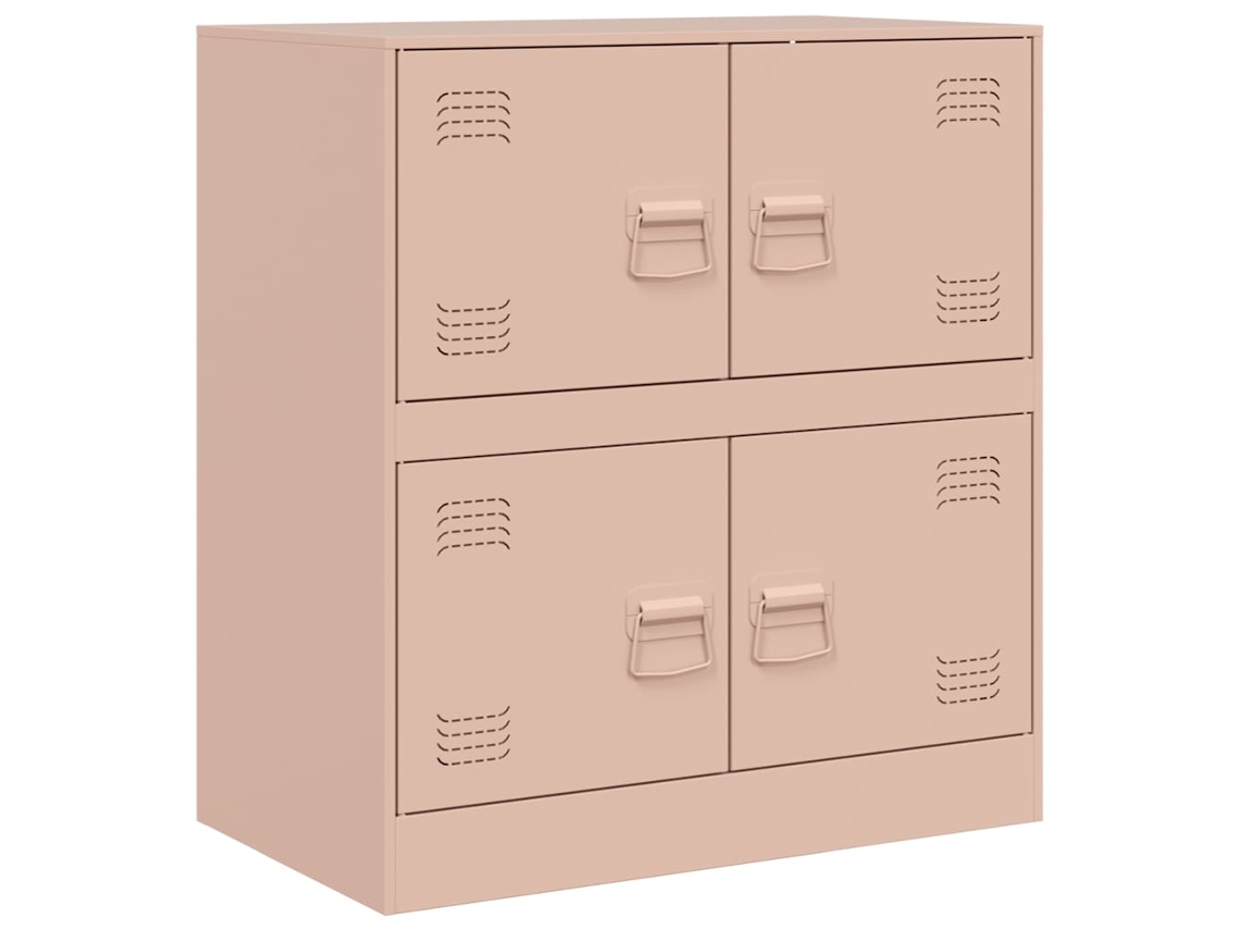 Aparador 67x39x73 Cm Aço Rosa MAISON EXCLUSIVE