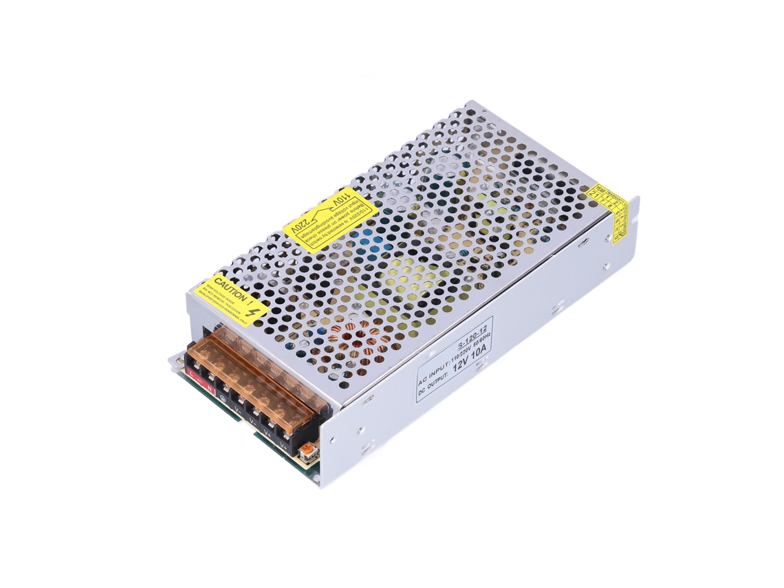 Fonte Dc 12v 10a para Led e Câmera S/MARCA