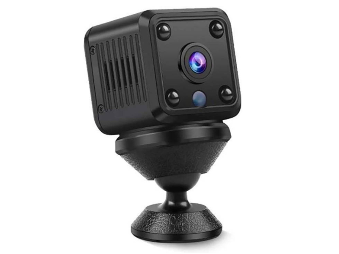 Mini Câmera Sem Fio, Controle Remoto De Telefone Móvel Wi Fi Hd De Rede 720p Yizhood (preto)