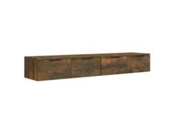 Wall Cabinet, Wall Cabinets Vidaxl Marrom Madeira Processada (n/a)