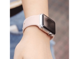 Bracelete Smoothsilicone Compativel com Xiaomi Smart Band 8 Pro Amarelo