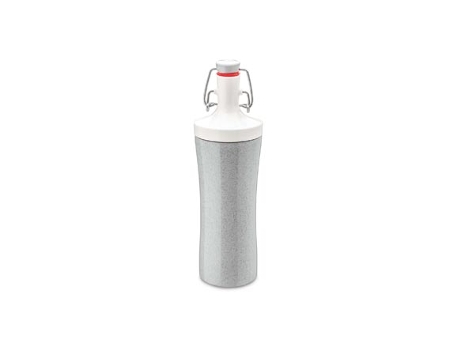 Garrafa KOZIOL Plastico Organic Cinzento