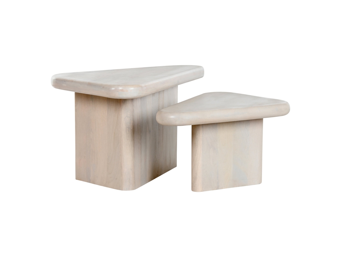 Conjunto de 2 Mesas de Centro em Madeira de Manga ALEXANDRA HOUSE LIVING (98x51x47cm)