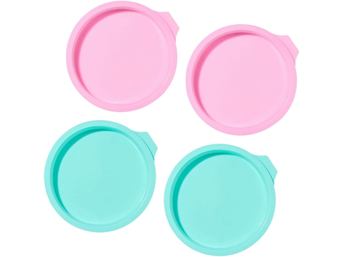 Formas Redondas De Silicone Com 4 Formatos De Arco-íris