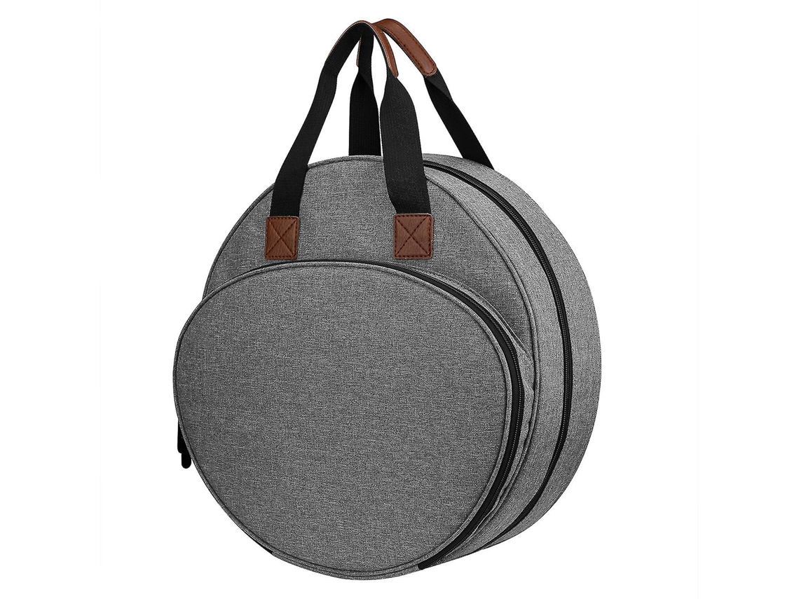 Bolsa De Armazenamento Portátil Para Kit De Projeto De Bordado Cinza Slowmoose