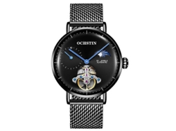 Relógio Mecânico Ochstin 6121 Com Volante, Modelo Fashion, Totalmente Automático, Em Aço Inoxidável, Ideal Para Homens De Negócios.