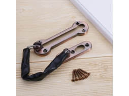 Corrente De Segurança Para Porta, 4 Peças (bronze Vermelho)