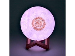 Caixa De Som Bluetooth 3d Com Tela Sensível Ao Toque, Luminária Lunar, Luz Noturna Led Com Controle Remoto, 18 Recitadores