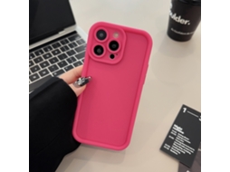 2 Capas Para Iphone 17 Air, Rosa-avermelhadas, Com Proteção Total Para A Câmera, Cor Sólida E Macia.