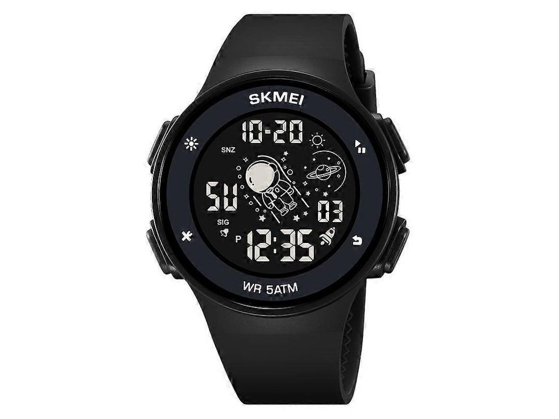 Skmei 2068 Relógio de pulso digital esportivo multifuncional masculino, à prova d'água até 50 m, noctilucente, Hengrongshen