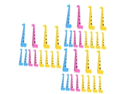 Conjunto De 36 Réguas De Girafa Tofficu Para Meninos E Meninas, Réguas