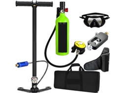 Mini Cilindro de Mergulho SFUSHOS com Respirador, Estilo Lazer ao Ar Livre