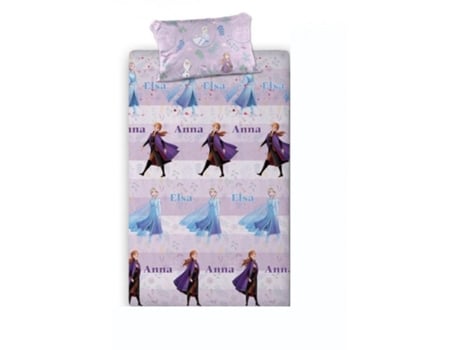 Capa de edredão de 2 peças Frozen-Ii Rosa 090 cm