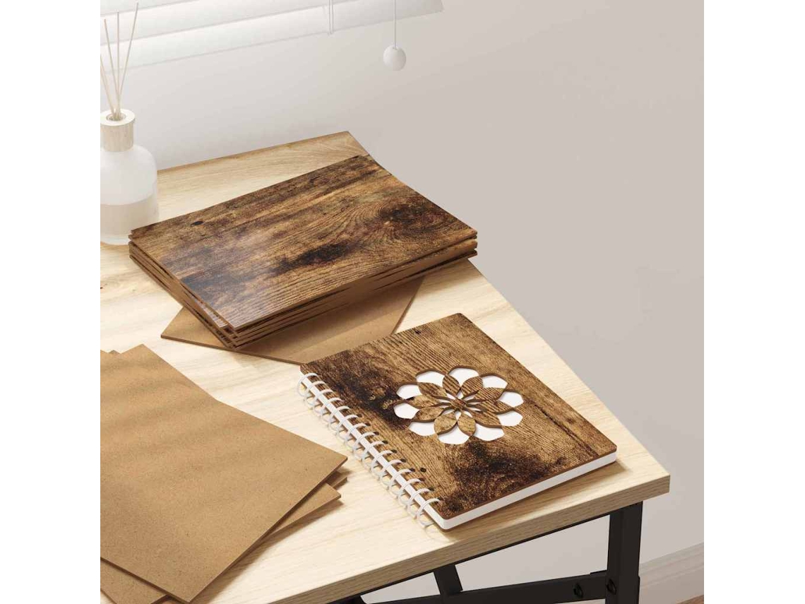Vidaxl Painéis De Decoração 50 Unid. Carvalho Fumado 21 X 30 X 0,27 Cm