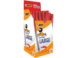 Caneta Esferográfica BIC Cristal Vermelha 50 Peças