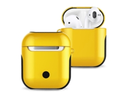 Estojo Para Fones De Ouvido Bluetooth Em Policarbonato Envernizado, Bolsa De Armazenamento Anti-perda Para Apple Airpods 1/2.