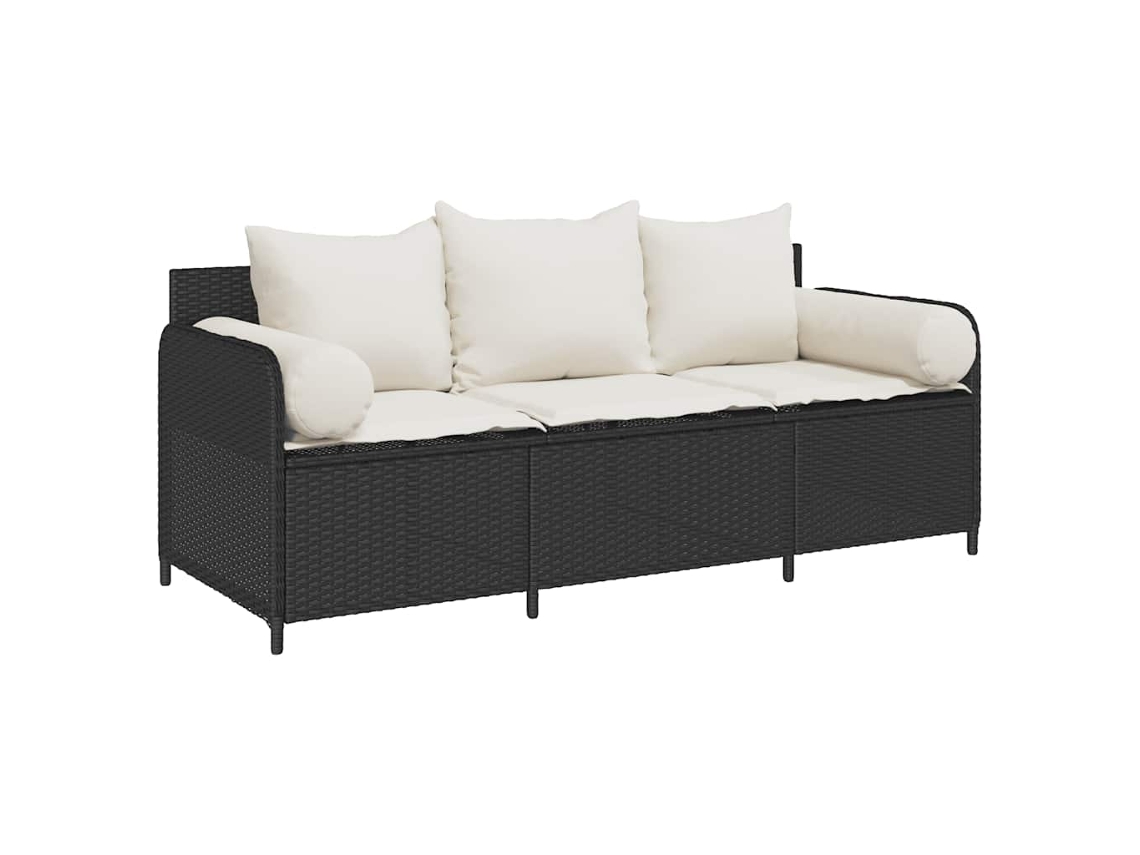 Garden Sofa, Garden Sofas Vidaxl Preto Rattan / Vime (n/a)
