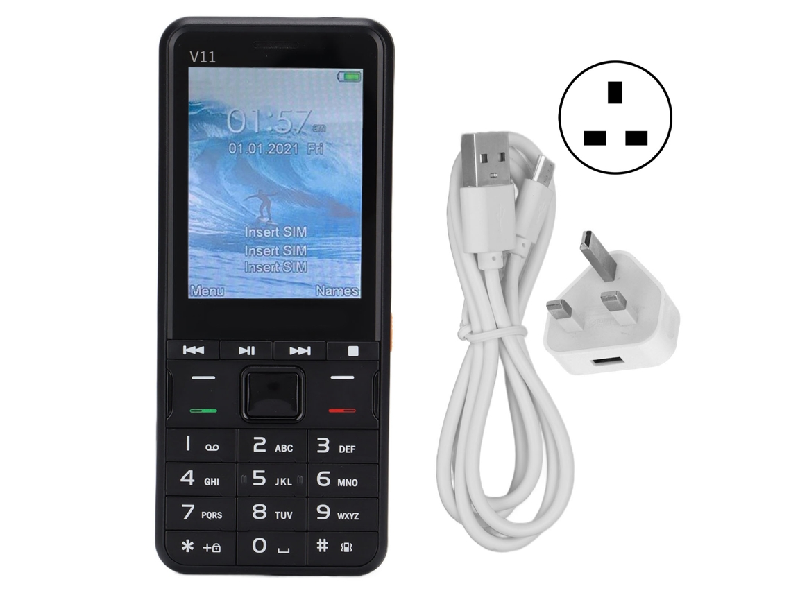 Telefone Móvel LAXISCREED V11 com Tela 2.8" 3 Chips