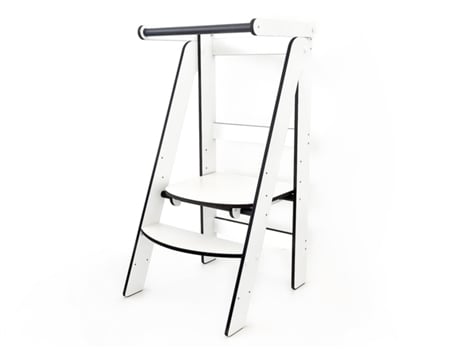 Torre de Aprendizagem Montessori DANNYFUNNY Branca Compacta