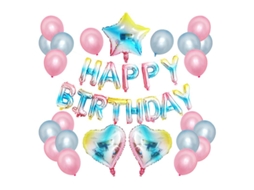 1 Conjunto De Decorações De Aniversário Allinless