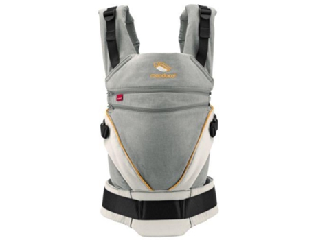 Manduca Portador De Bebê Cinza E Laranja Tamanho Xt 1.1 Kg