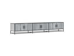 TV Móvel em Madeira Cinzento Sonoma MAISON EXCLUSIVE (240x35x41 cm)