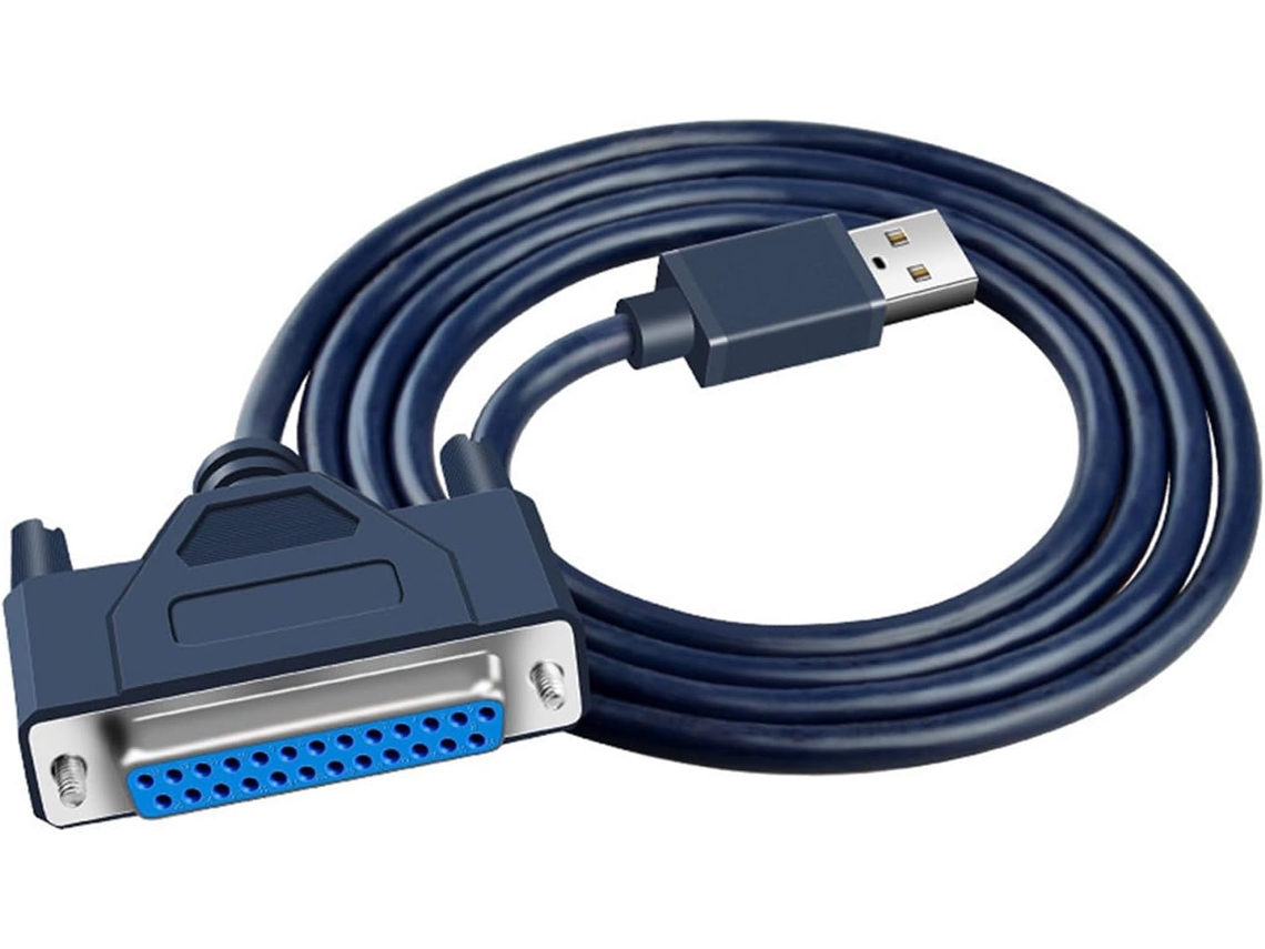 Cabo Usb Para Db25 De 25 Pinos, Adaptador 2.0 Impressora Paralela