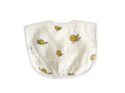 Babador Para Dentição Infantil Com Estampa Floral, Paninho De Arrotar Para Bebês E Crianças Pequenas, Macio, Impermeável, Com Fecho De Pressão, I