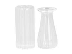 Mali vaso de Vidro Miniatura 1:12 para Casa de Bonecas Decoração Paisagismo Acessório