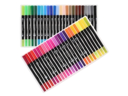 Pacote Com 48 Marcadores De Aquarela De Ponta Dupla Para Desenho E Iniciantes Olysi Shop