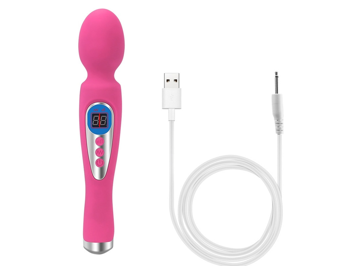 Vibrador De Massagem Recarregvel Usb Com Vrias Frequncias Para Adultos (rosa)