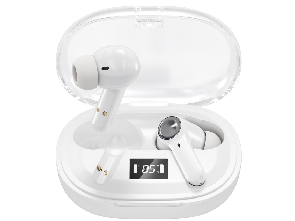 Sem Fio Bluetooth Fone de Ouvido com Display, Cancelamento de Ruído, Microfone MDUG