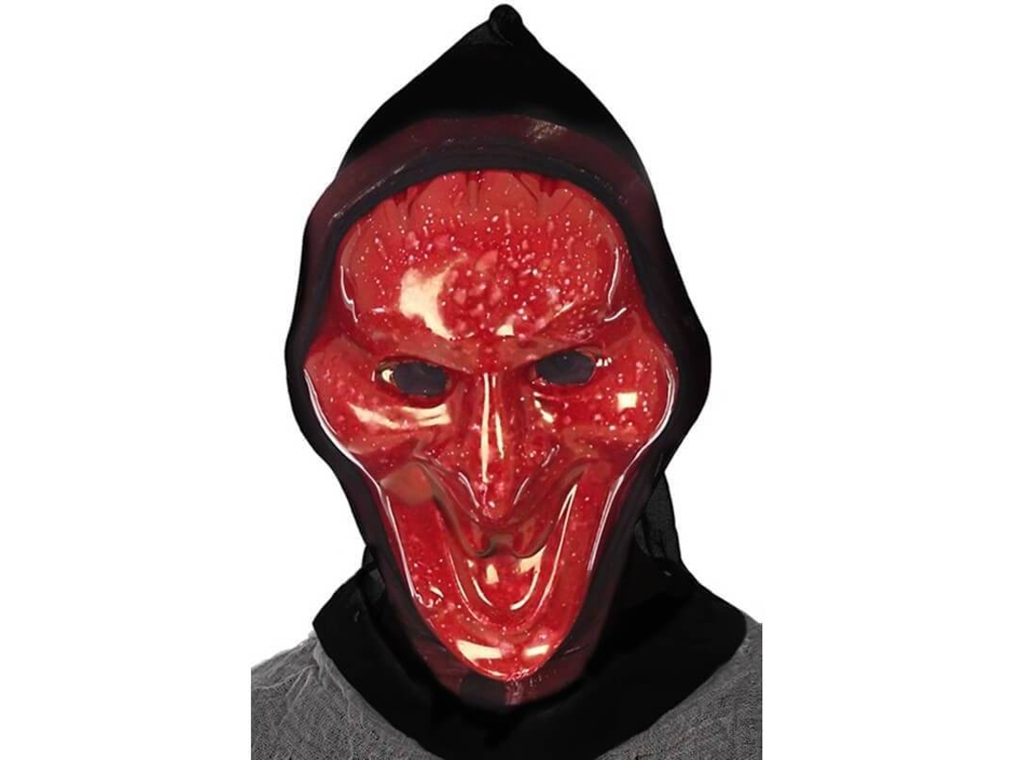 Máscara DISFRAZZES Diabo Com Capuz
