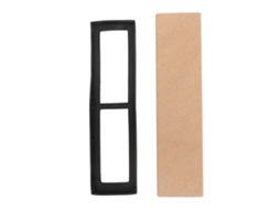 Kit de Lixa para Afiar Facas com base pedra de afiar 1000 grit topázio ferramenta de Cozinha | S/MARCA