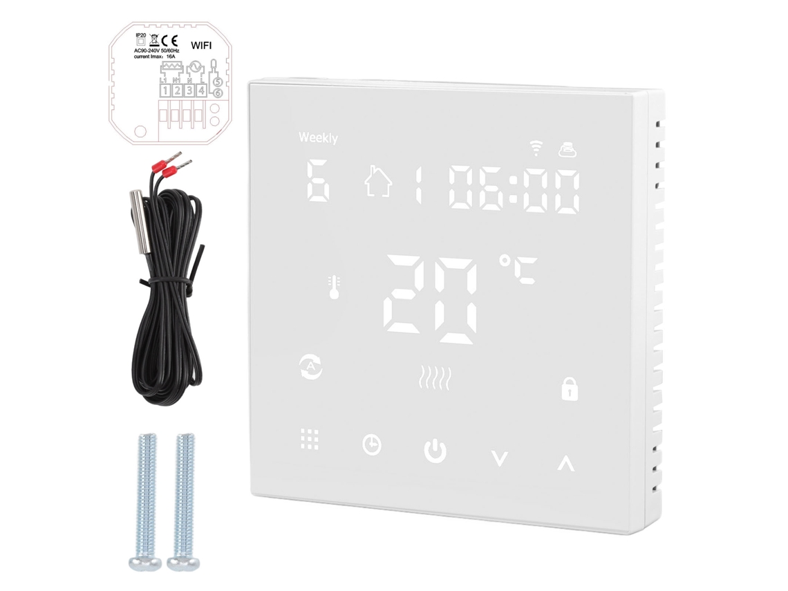 Termostato Wifi com Tela Digital e Controle por Celular