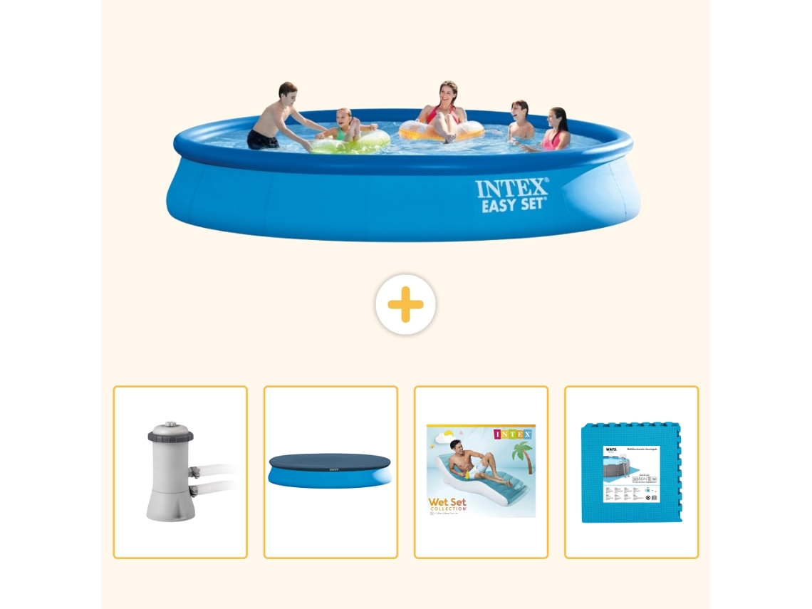 Intex Piscina Easy Set Redonda - 457x84 Cm - 5-peças S303