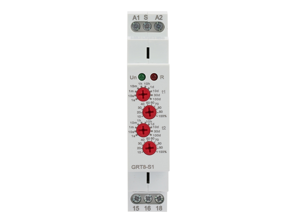 Relé Temporizador Cíclico Grt8 s1 Mini Ac/dc 12 240v Controle YURU