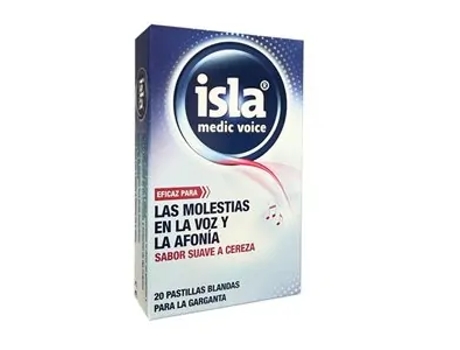 Isla Medic Voice 20 Comprimidos Moles Cereja Isla Medic Agudo
