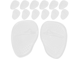 10 Pares De Palmilhas Protetoras Silicone Para Os Calcanhares, Almofadas De Silicone Para A Parte Frontal Do Pé