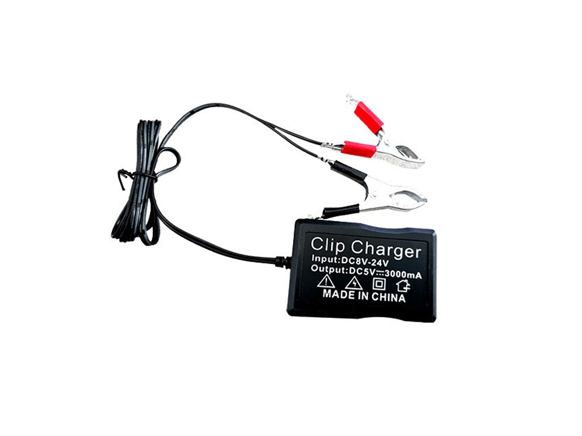 Adaptador de Alimentação Usb Carregador Regulador Buck com Cabo de 1 M / 3 3 Pés e Carregador de 3 Portas ALLINLESS