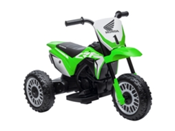 Motocicleta Elétrica 6v, 3km/h, Efeitos Sonoros, 18-36 Meses, Verde