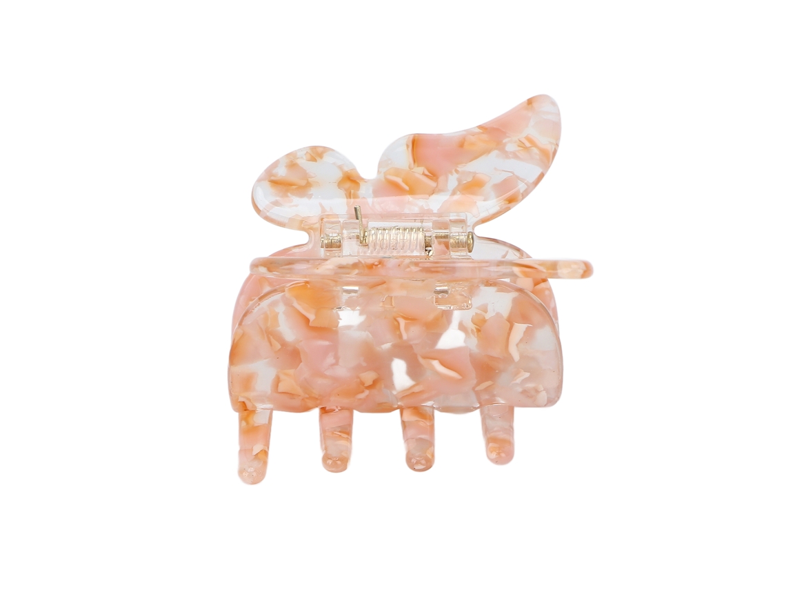 Garfos De Cabelo Para Mulher Forma De Borboleta Clips Decorativos Acessórios De Cabelo Laranja